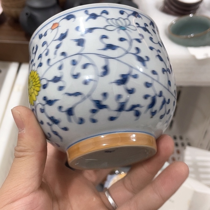 陶瓷茶具全部清清完回家过年