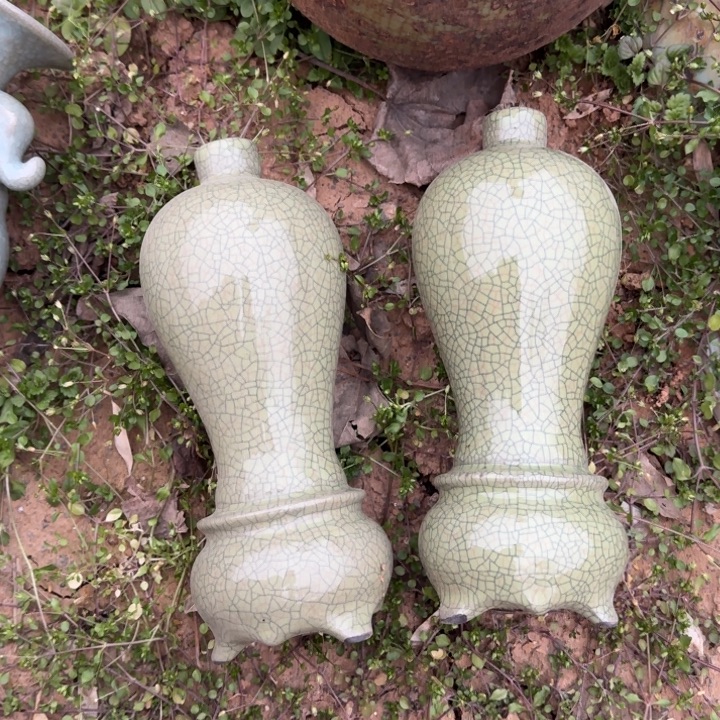 無***中陶摆件瓷器瓷器比起瓷器