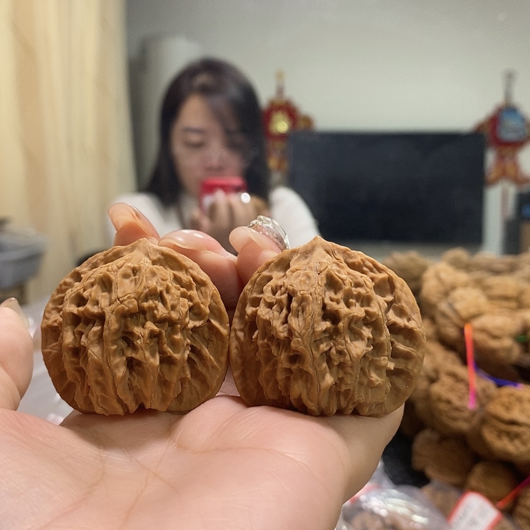 把件文玩核桃43老款狮子头