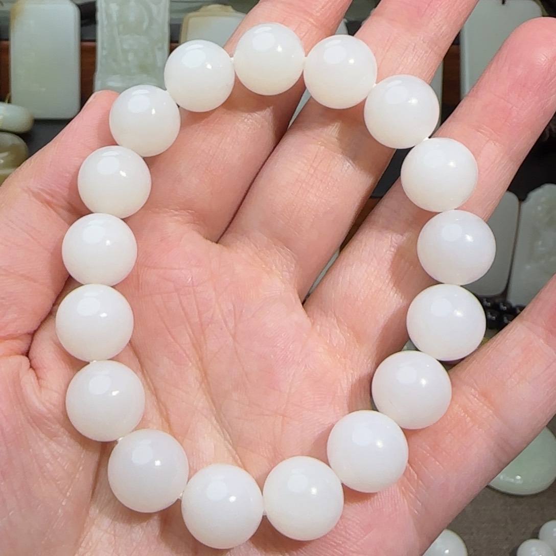 和田玉手链未镶嵌