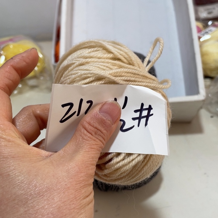 羊毛混纺豆中细2进的