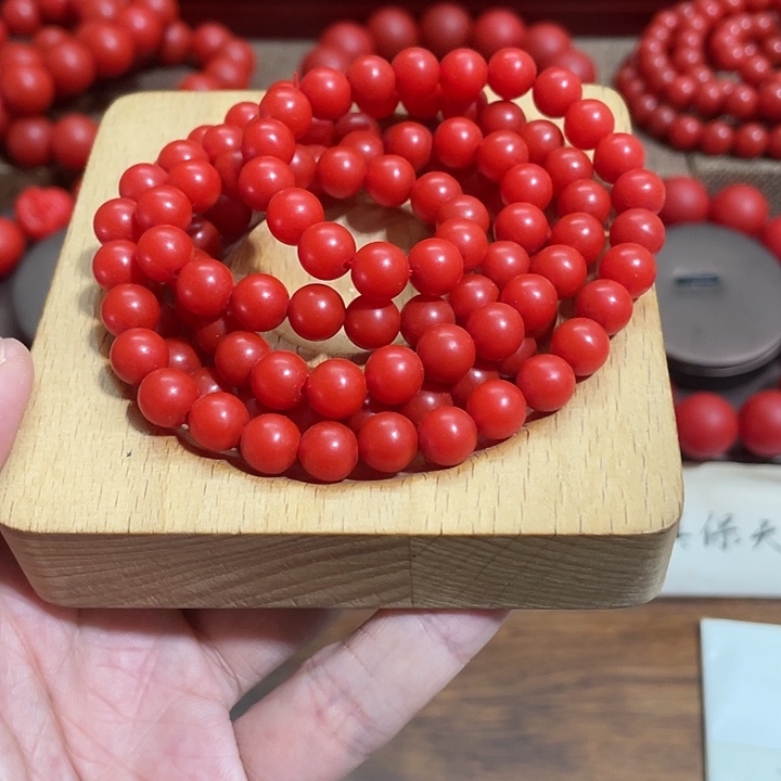 心***扬玛瑙/玉髓未镶嵌手链云南高端8mm108哑光项链