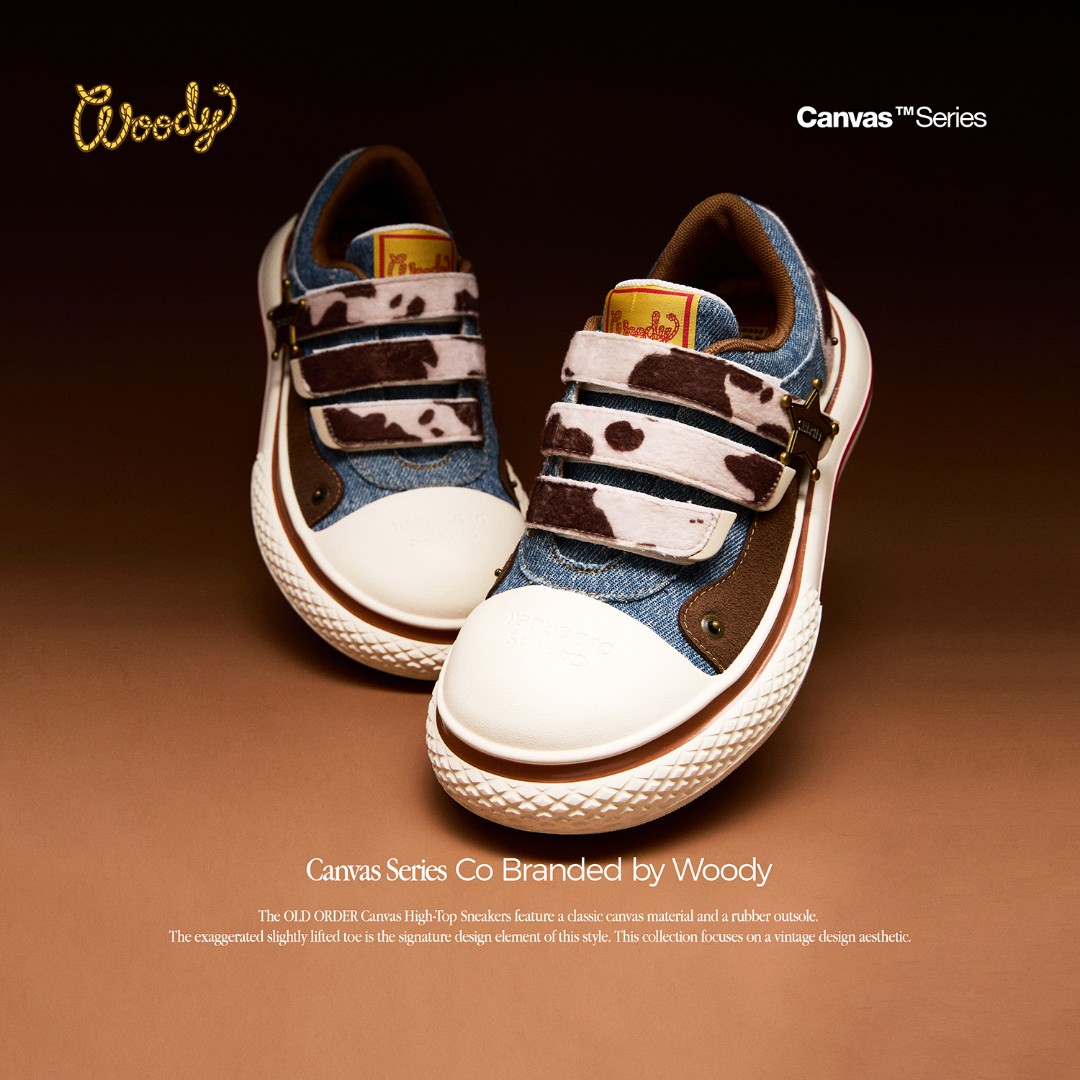 OLD ORDER玩具总动员胡迪联名 ToyStory Woody大头鞋增高鞋男女