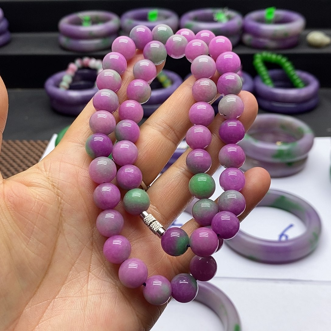 项链未镶嵌石英质玉