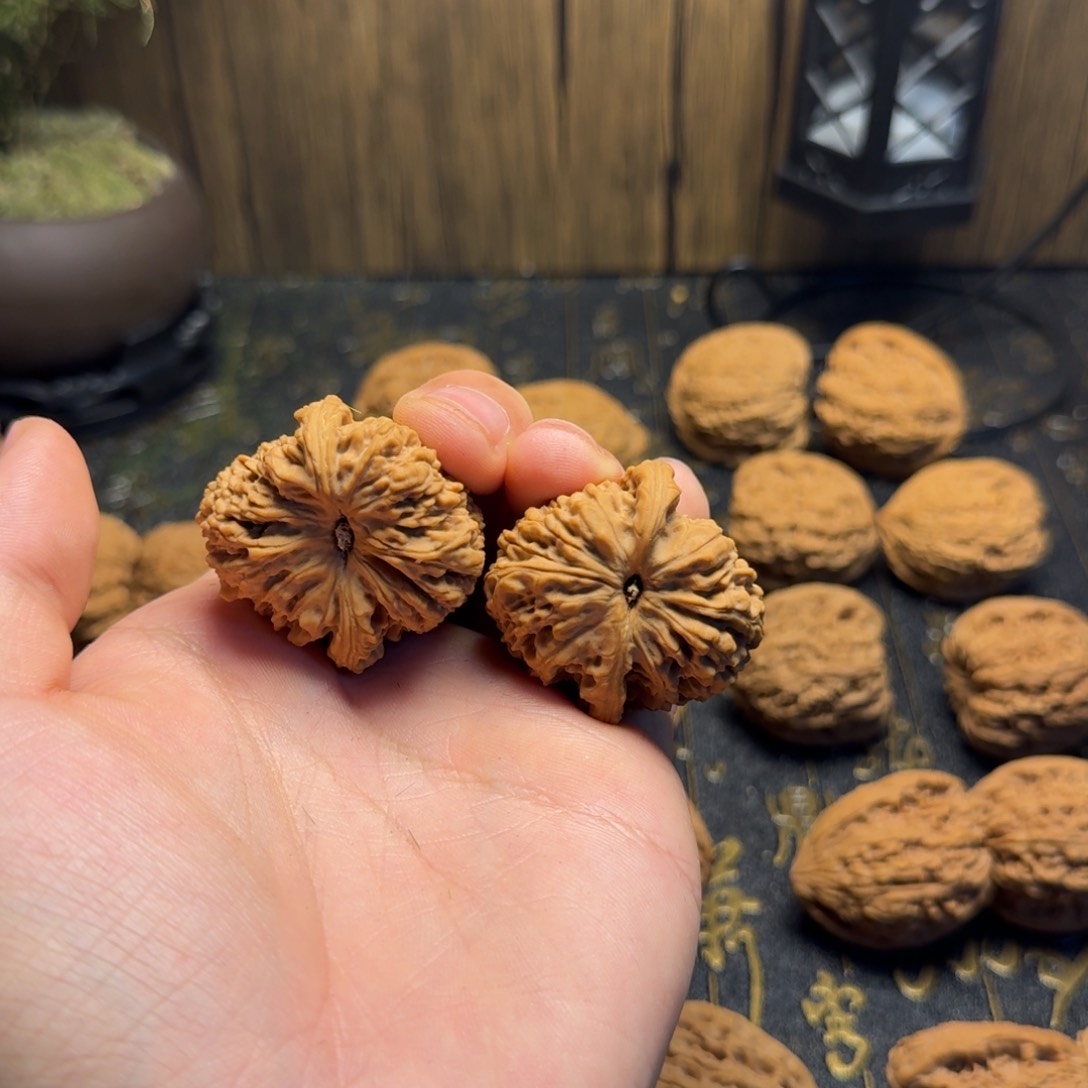 文玩核桃把件放*文玩核桃