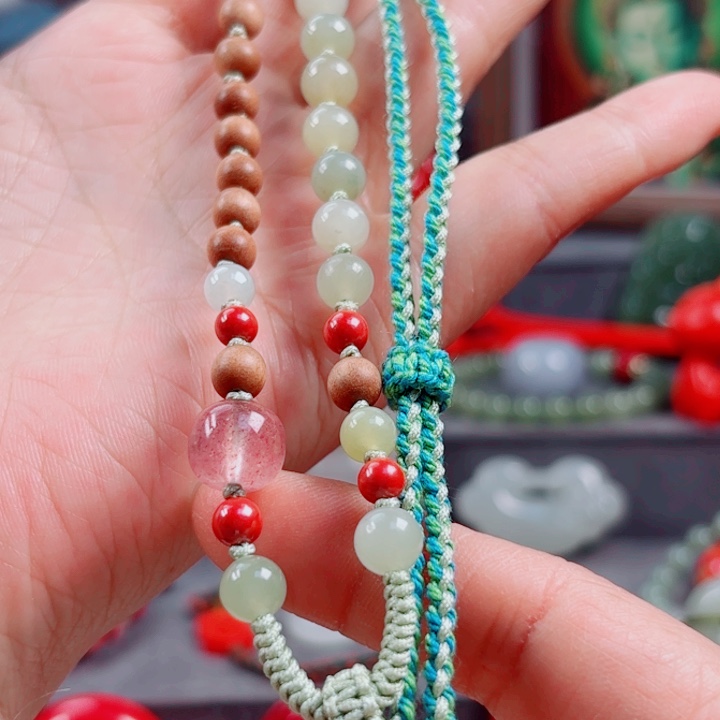 和田玉手链未镶嵌