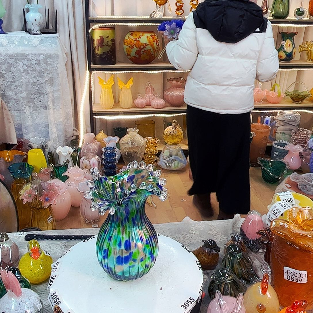花瓶家悦美居琉璃摆件