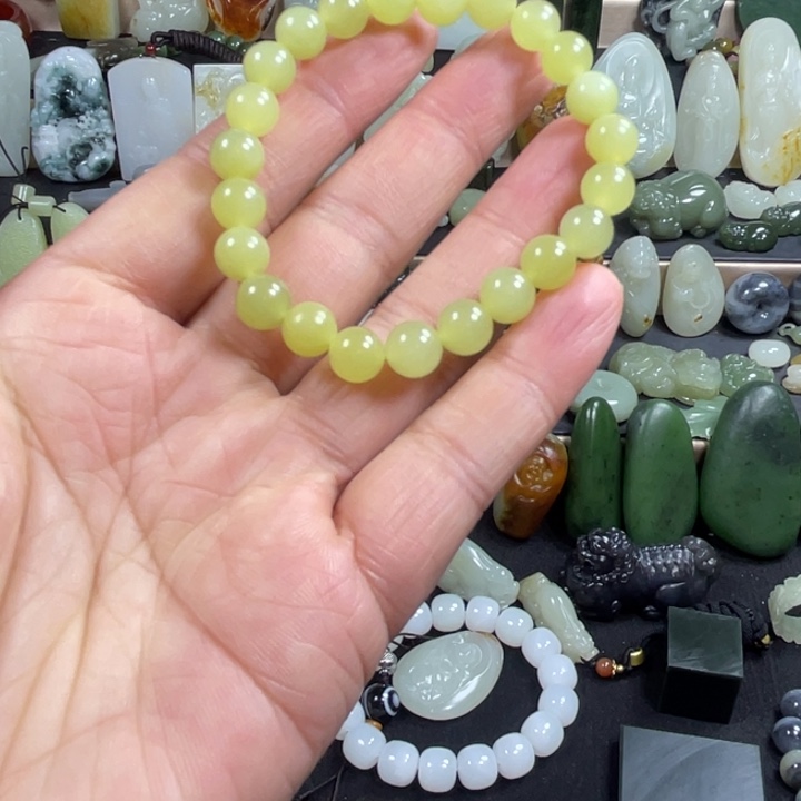 和田玉未镶嵌手链