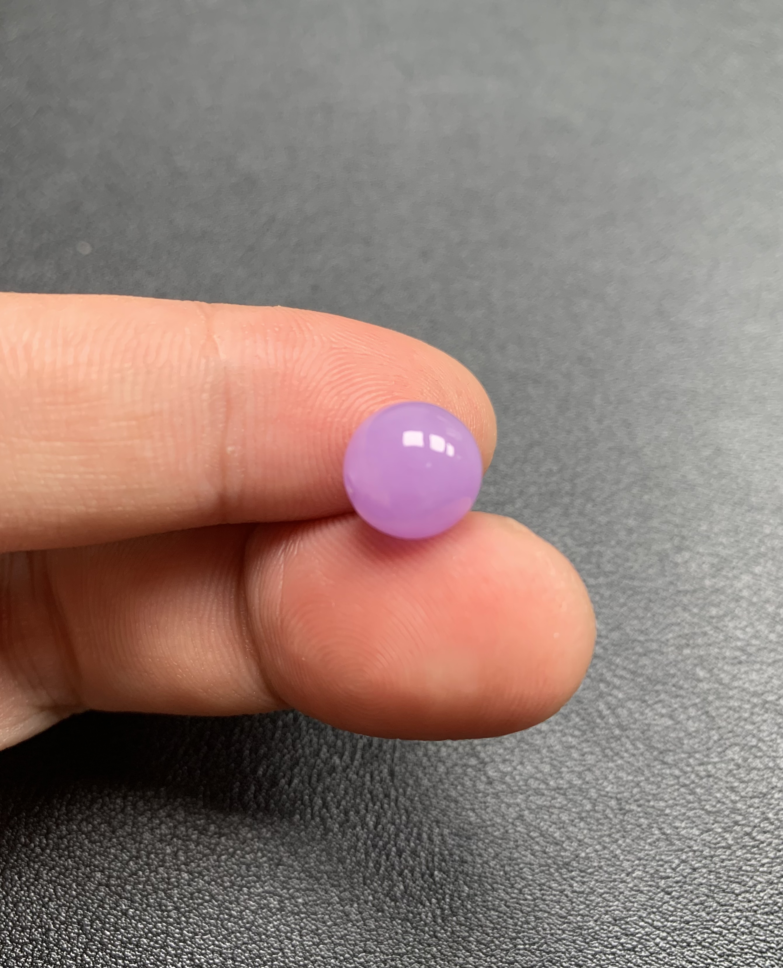 缅甸翡翠紫色卡9+散珠批发单颗价格