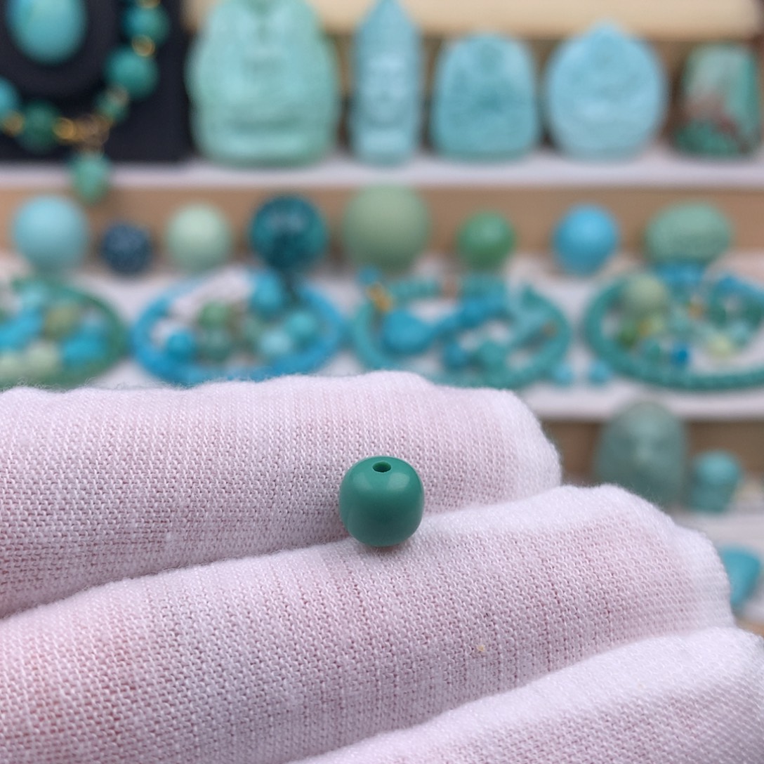 未镶嵌绿松石珠宝奇石卡7