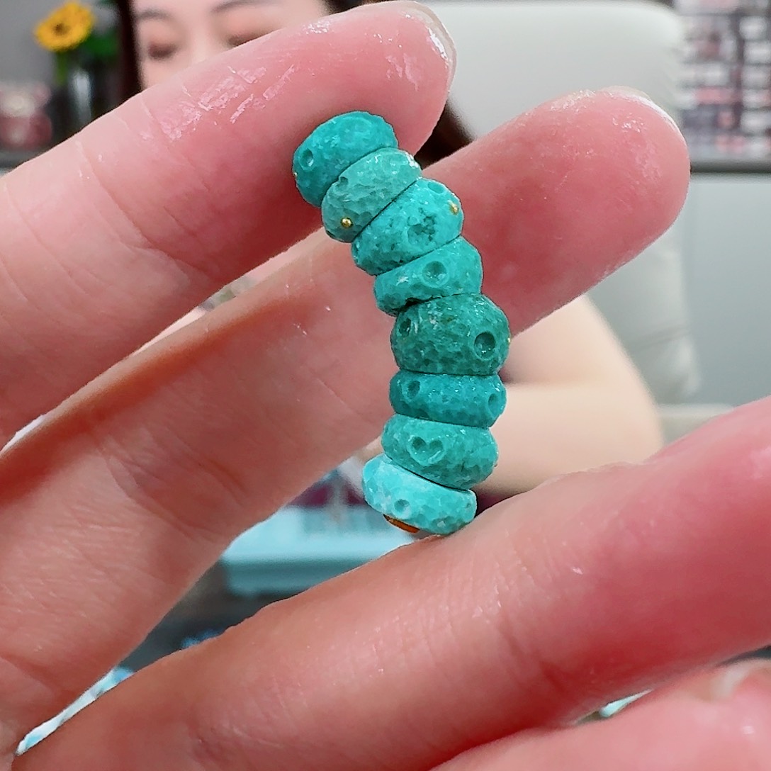 未镶嵌绿松石珠宝奇石