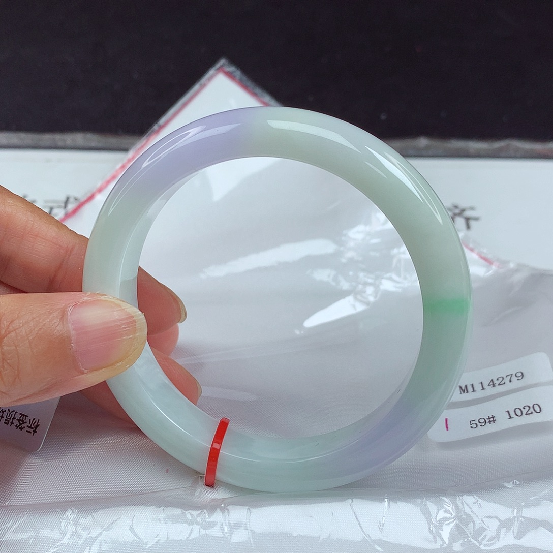 未镶嵌手镯翡翠59圈4279