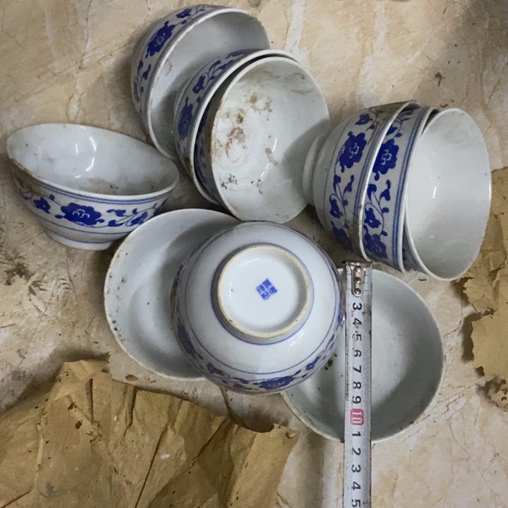 陶10个11.5厘米碗