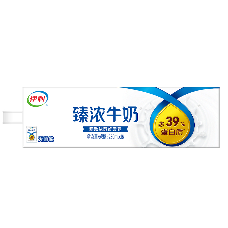 【9月6日】伊利利乐枕臻浓牛奶230ml*16袋