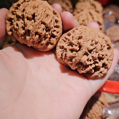 奔***子吊坠文玩核桃45狮虎