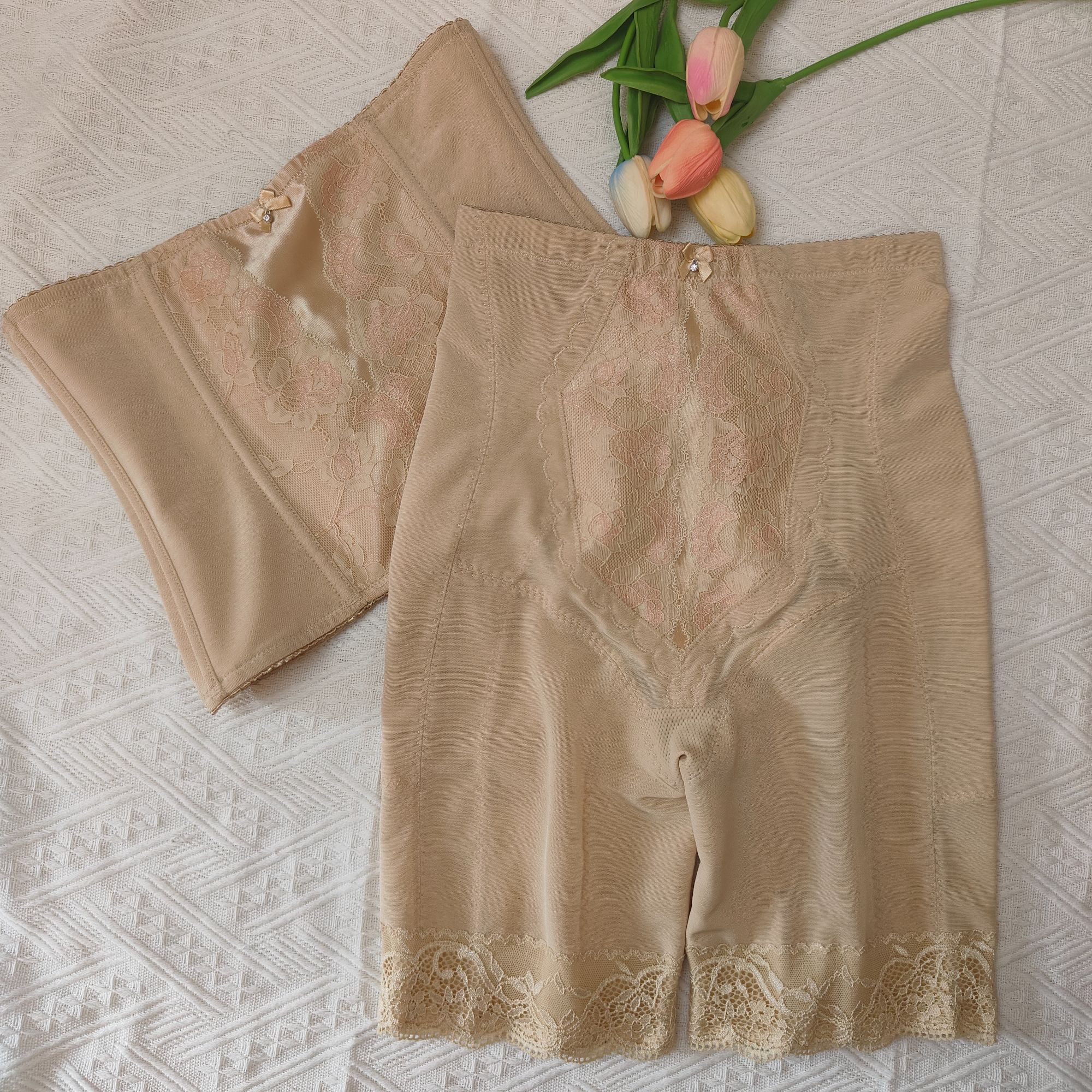 身材管理器腰夹束腰收小肚束裤提臀肤色收腹裤薄款女士