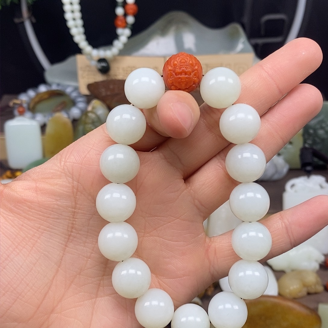 和田玉手链未镶嵌