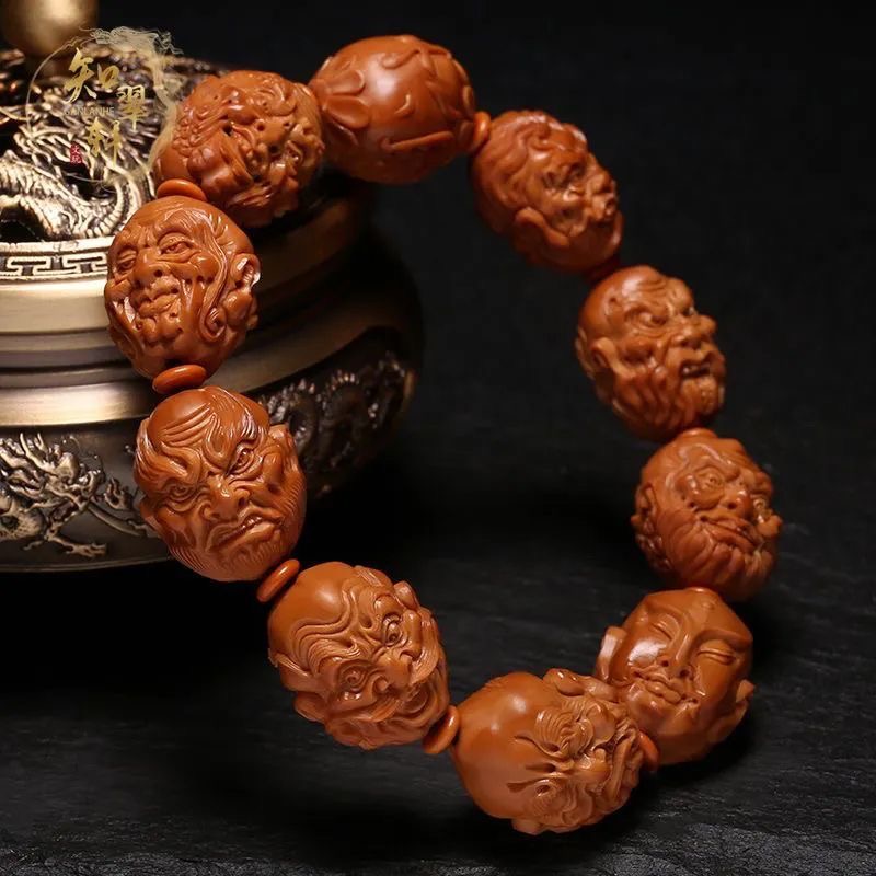 纯手工雕刻男士高端文玩手把件