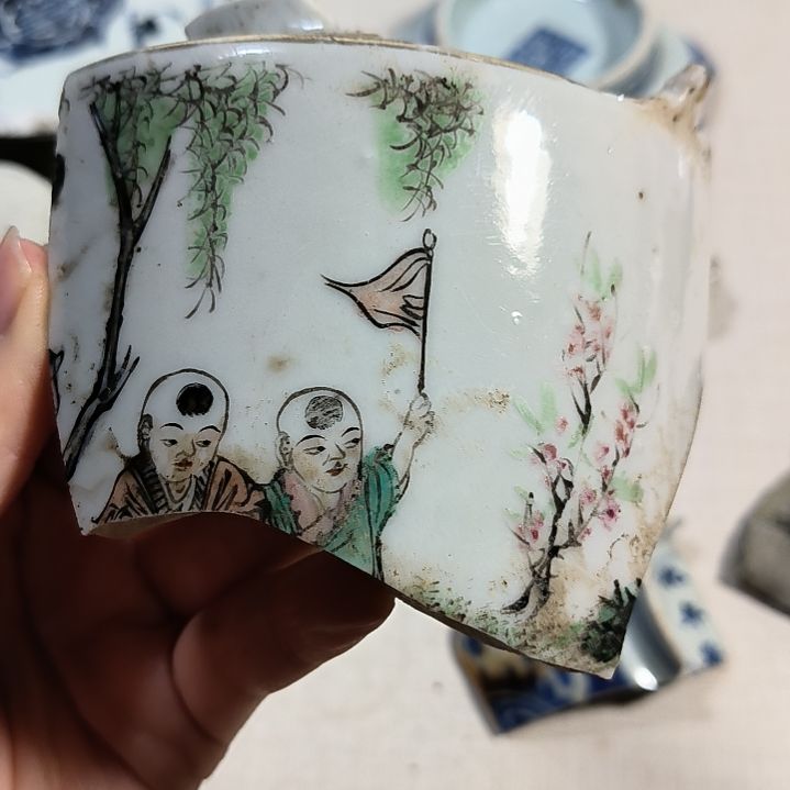 摆件瓷片瓷片瓷片瓷片