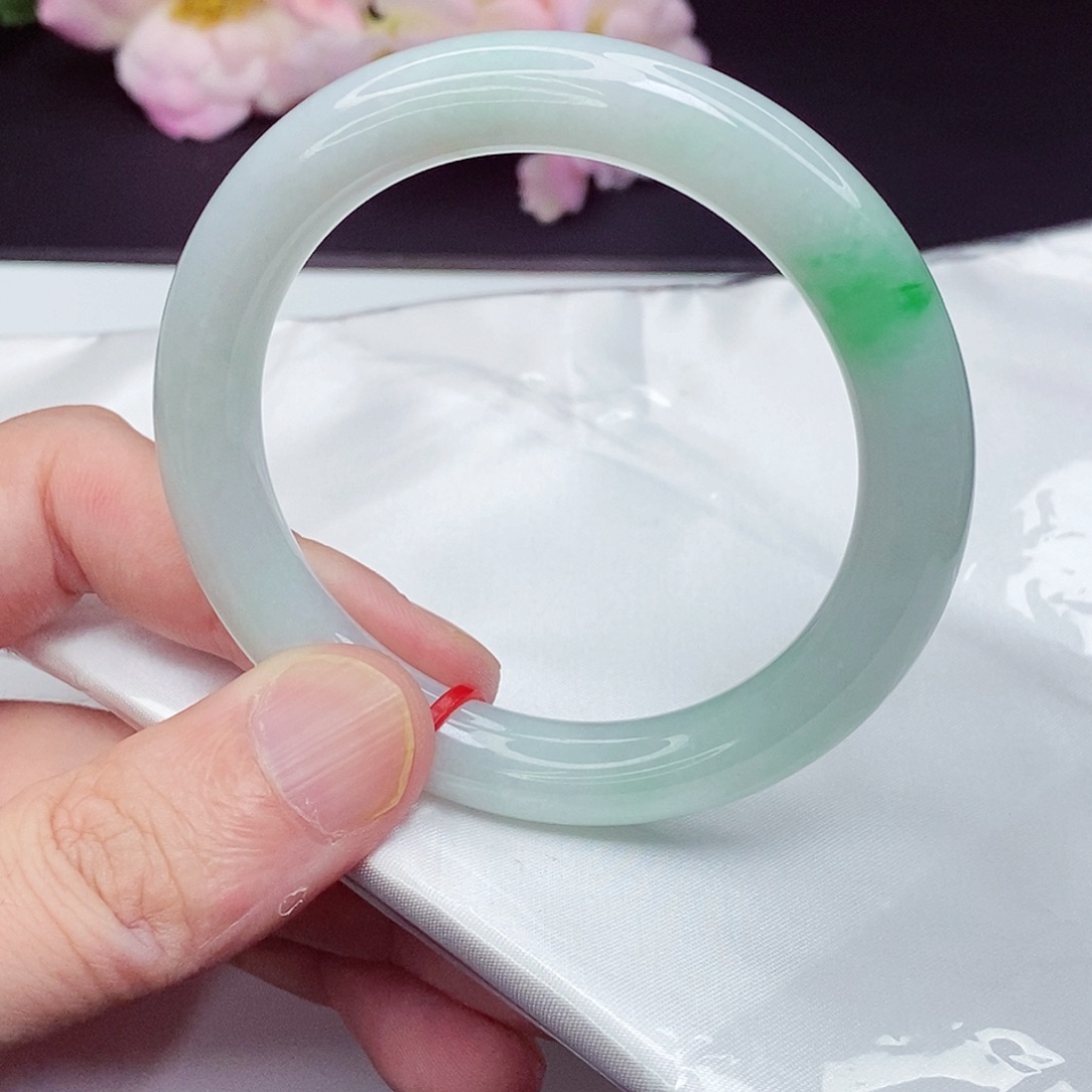 未镶嵌手镯翡翠54圈