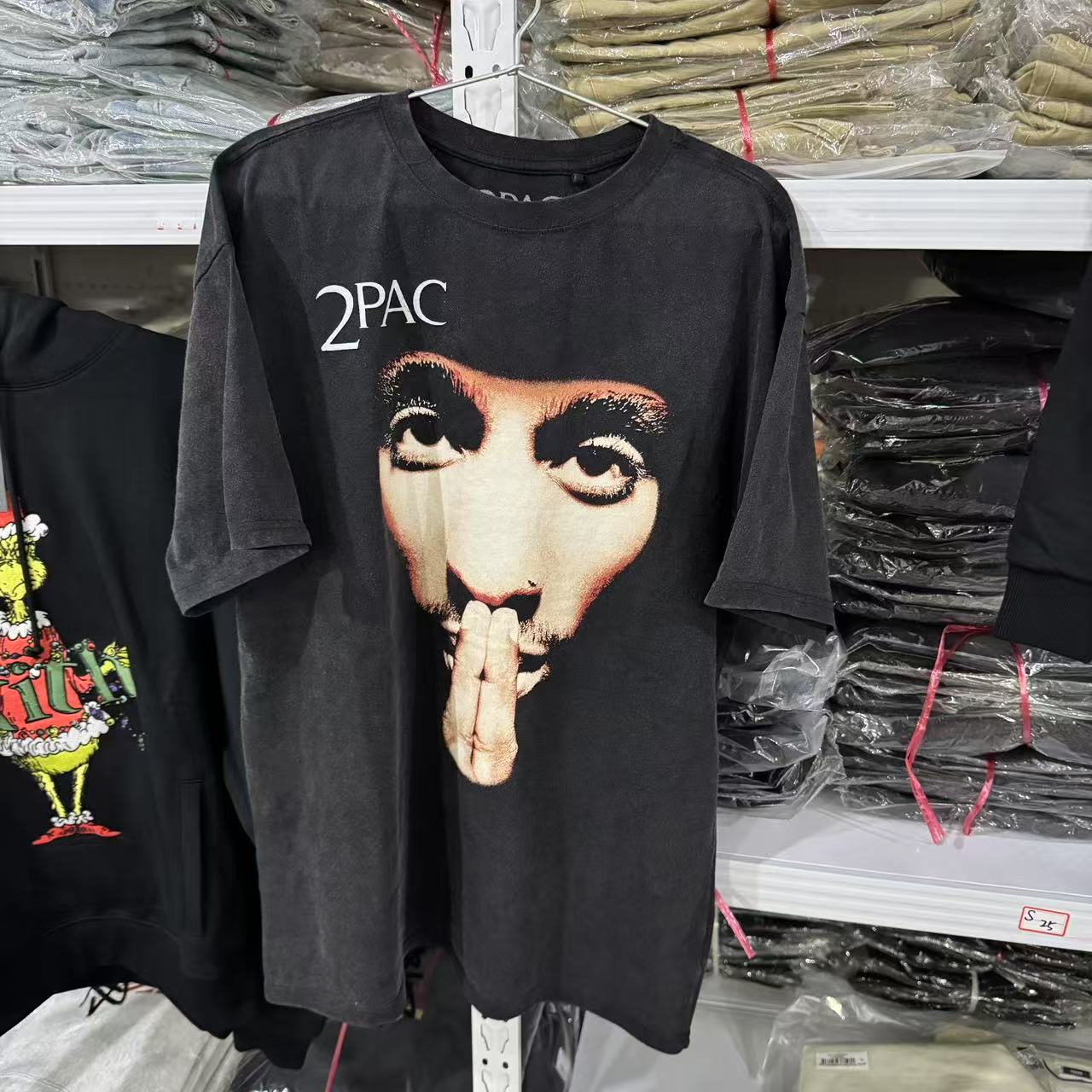 2PAC 人物印花 短袖T 