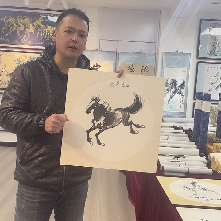 国画奔马图111111111