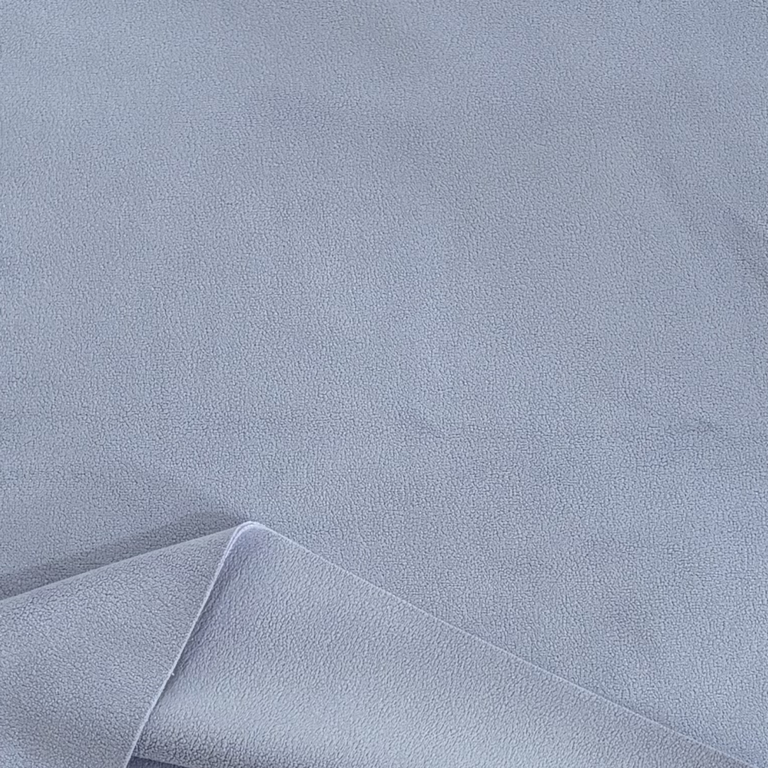 紫色双面奥粒绒面料两米