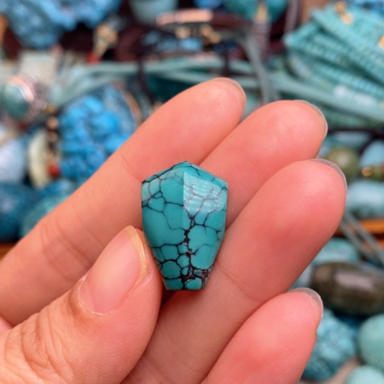 【闪购商品】绿松石珠宝半成品未镶嵌