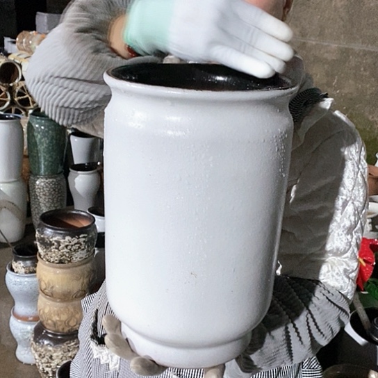 紫砂花盆正品口20高32