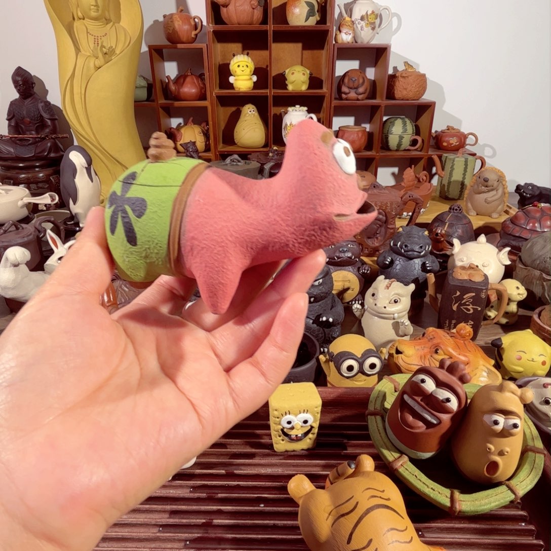 紫砂茶壶爱***士纯手工制作过程非常