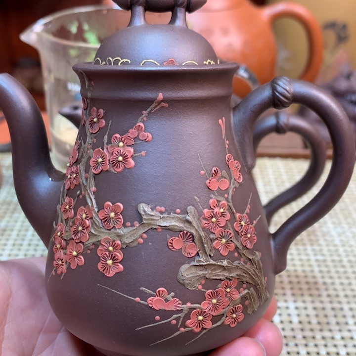 紫砂茶壶秋***获宜兴原矿紫砂壶