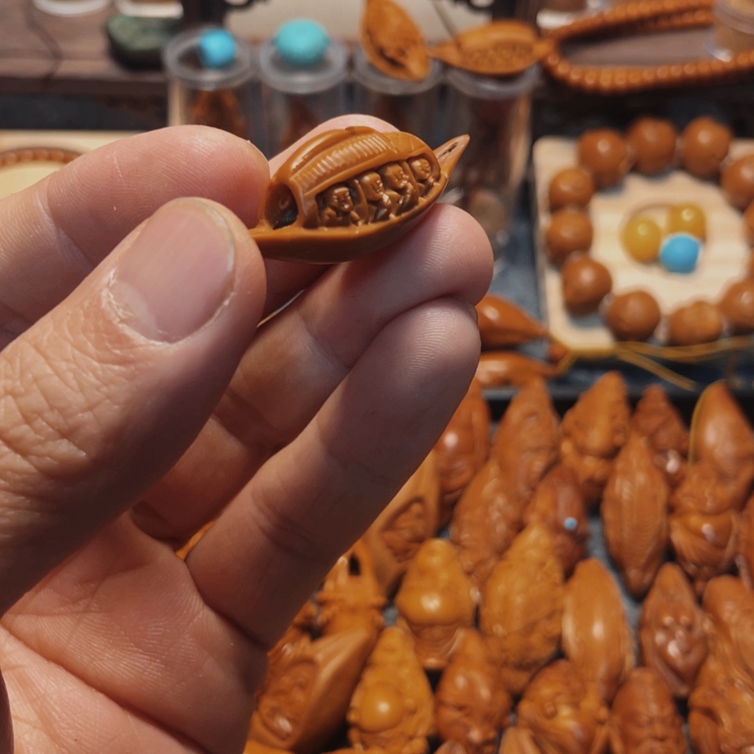 橄榄核手串/手链核舟