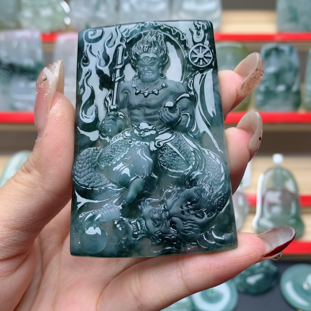 翡翠颈饰未镶嵌⭐*不动明王