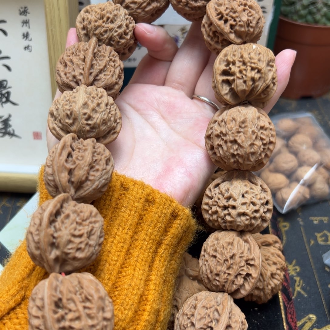 默***闻文玩核桃把件3.3宫灯手持