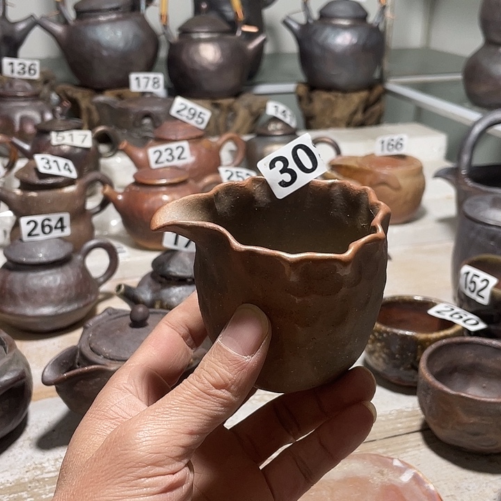 纯手工柴烧茶具精品