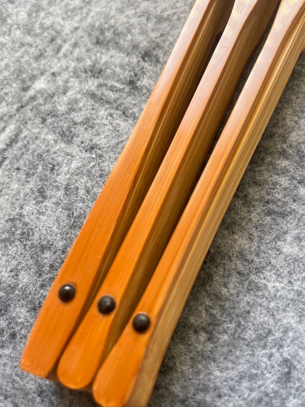 【老玉竹】精工文玩折扇入门之选中国风老料玉竹9.5寸18方2.0 苏面