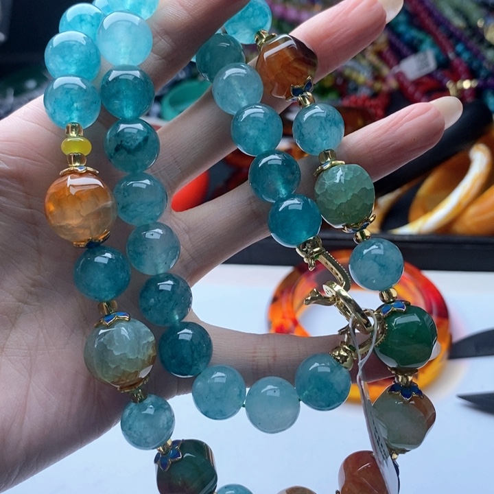 未镶嵌吊坠(不含链)蜜蜡127项链