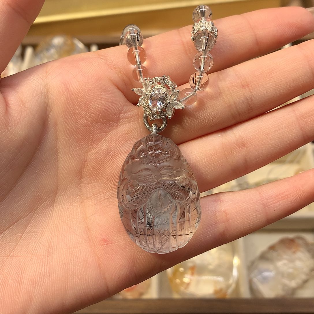 未镶嵌吊坠(赠链)发晶