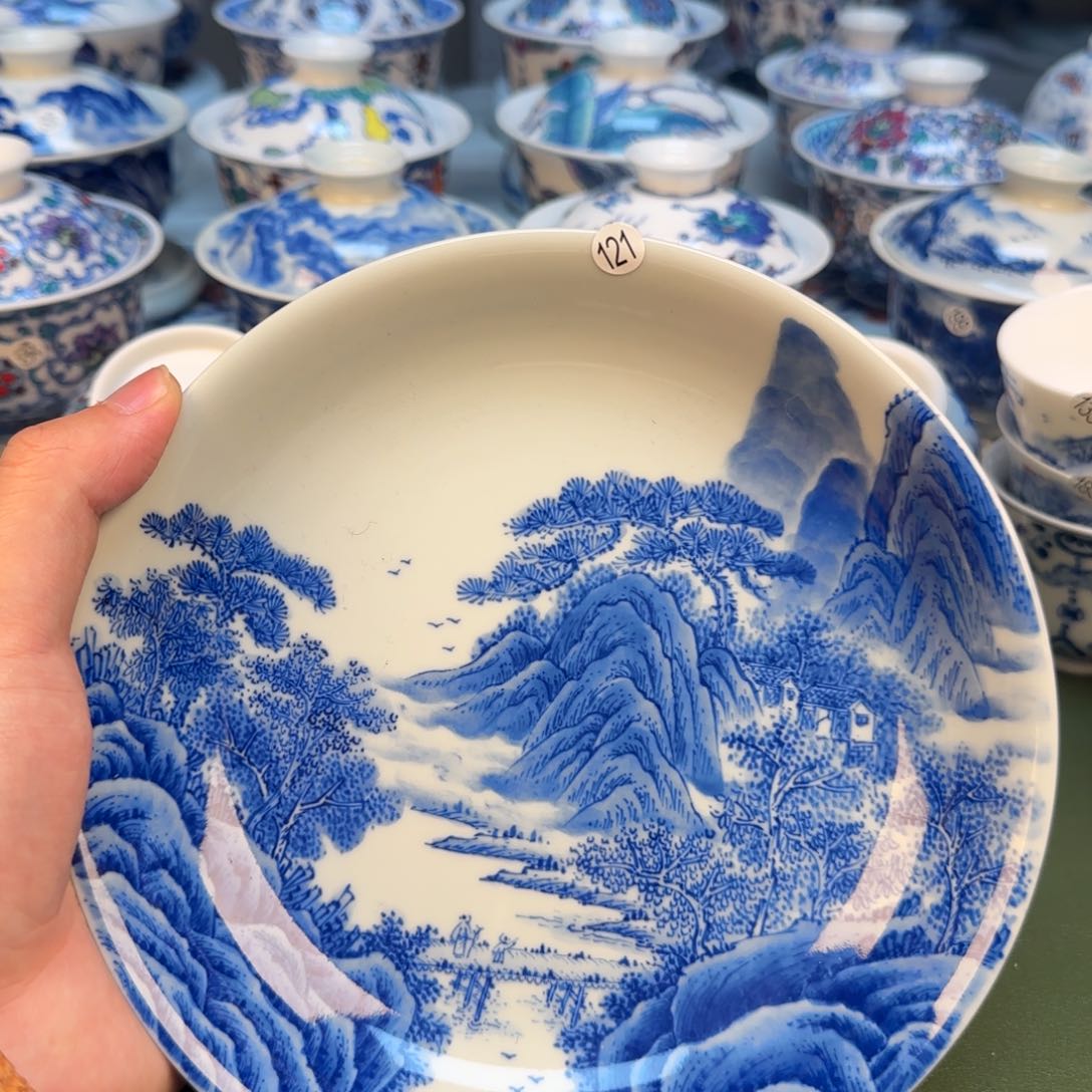 彦祖纯手工手绘茶具121