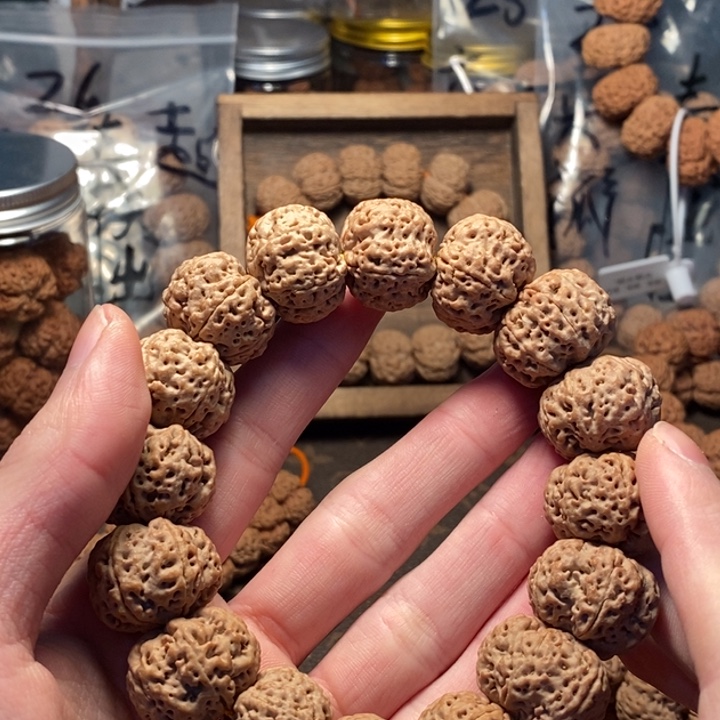 慕***金刚菩提手串23星空六瓣头货