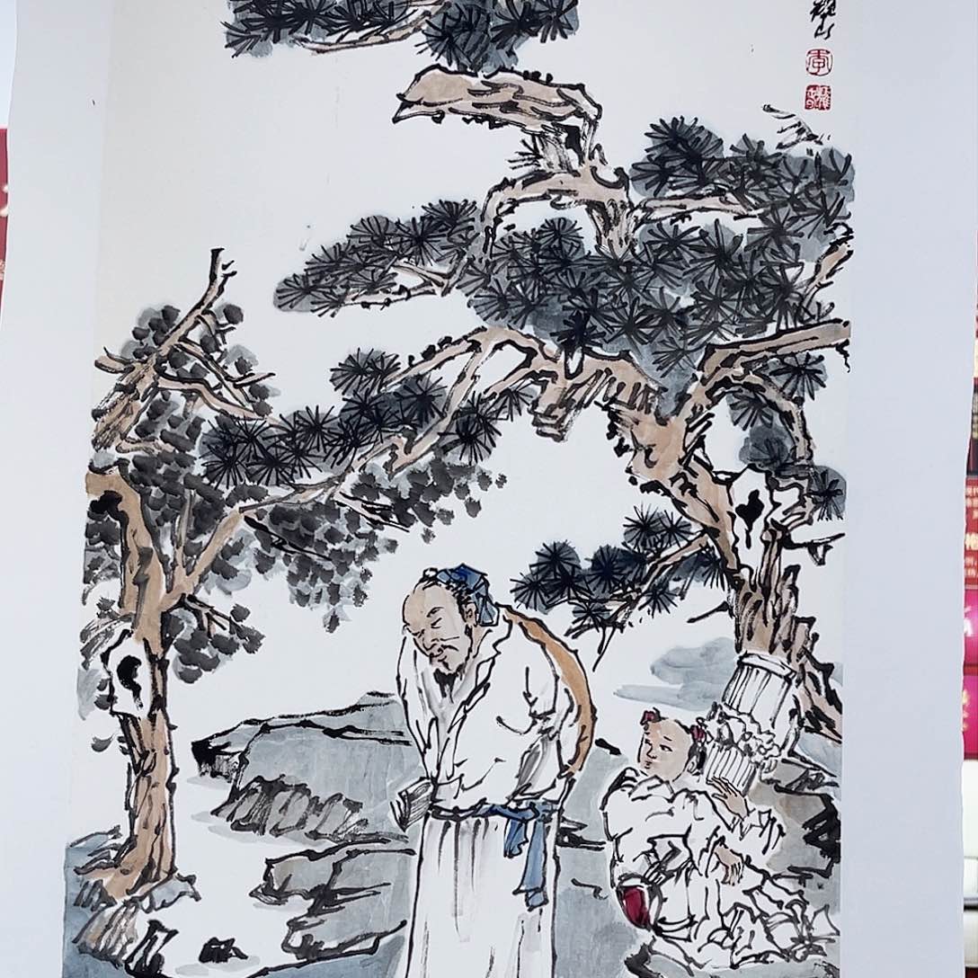 国画李耀春绘画作品