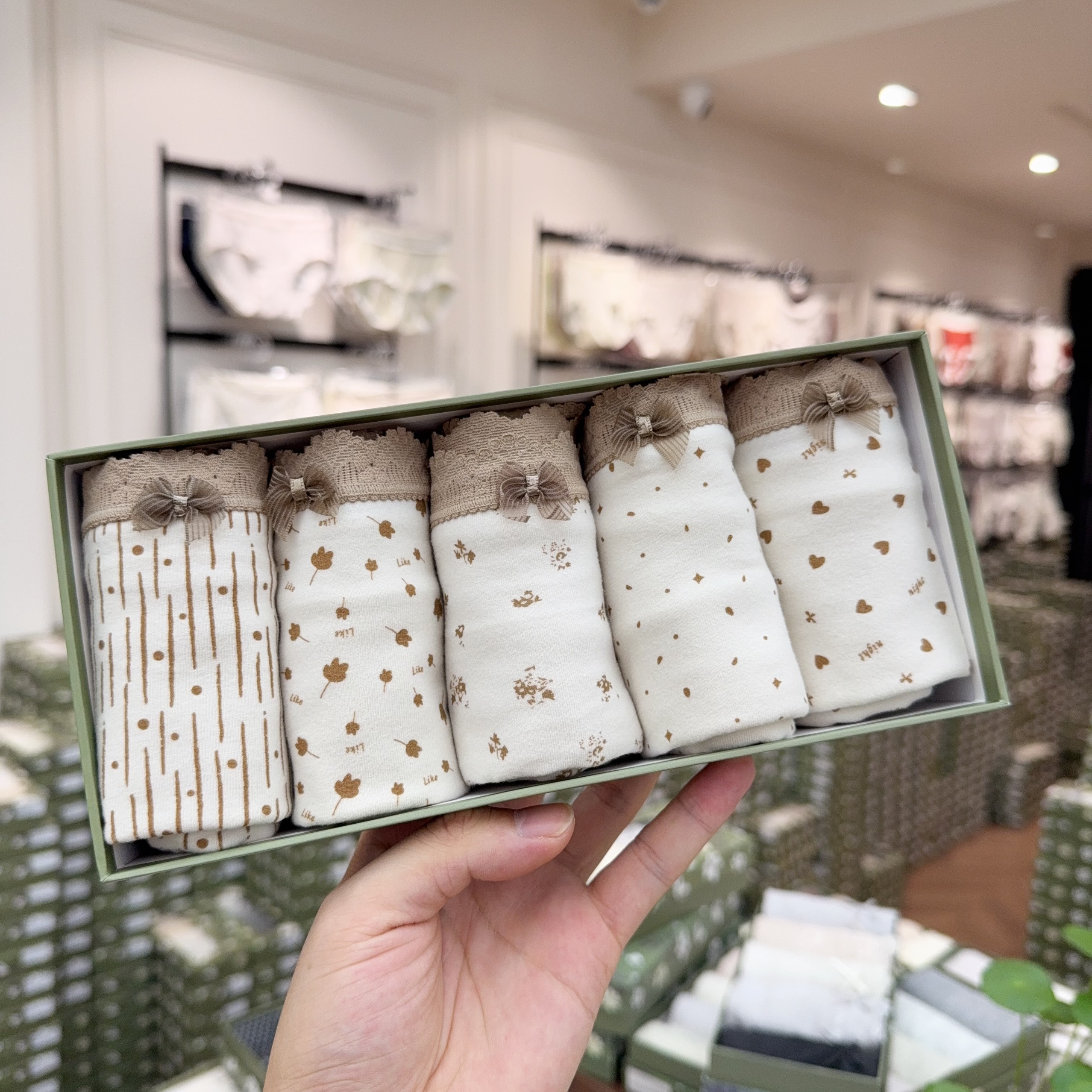 【5条装】K09 中腰纯棉磨毛舒适柔软亲肤三角女士内裤 85-135斤