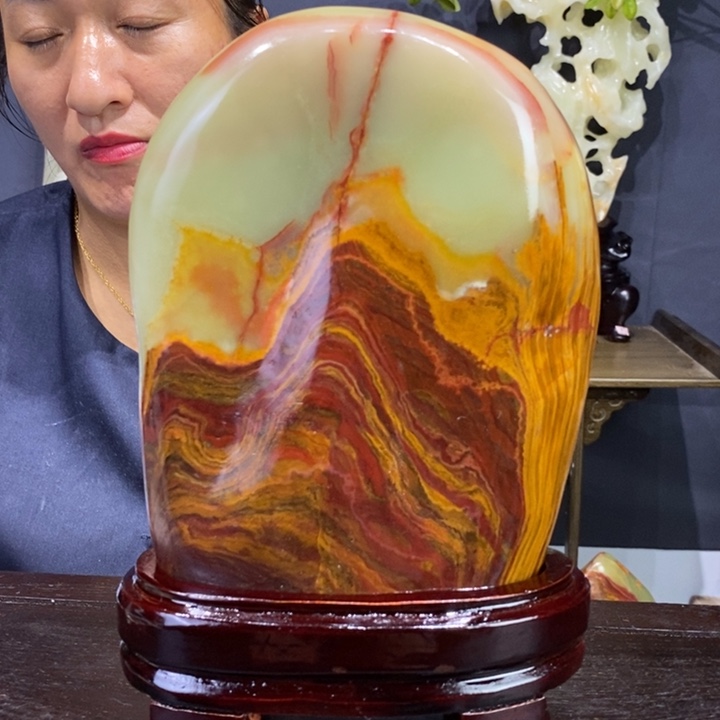 石材精品古青石摆件