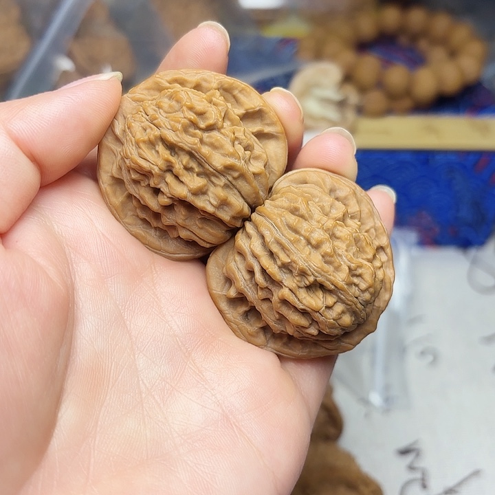 文玩核桃吊坠四座楼