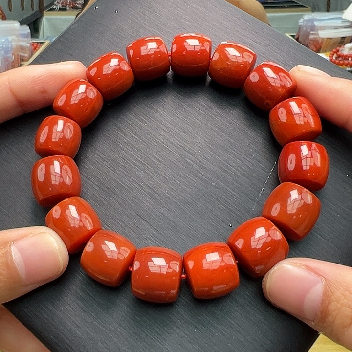 南红玛瑙多样性发一，卡13mm未镶嵌