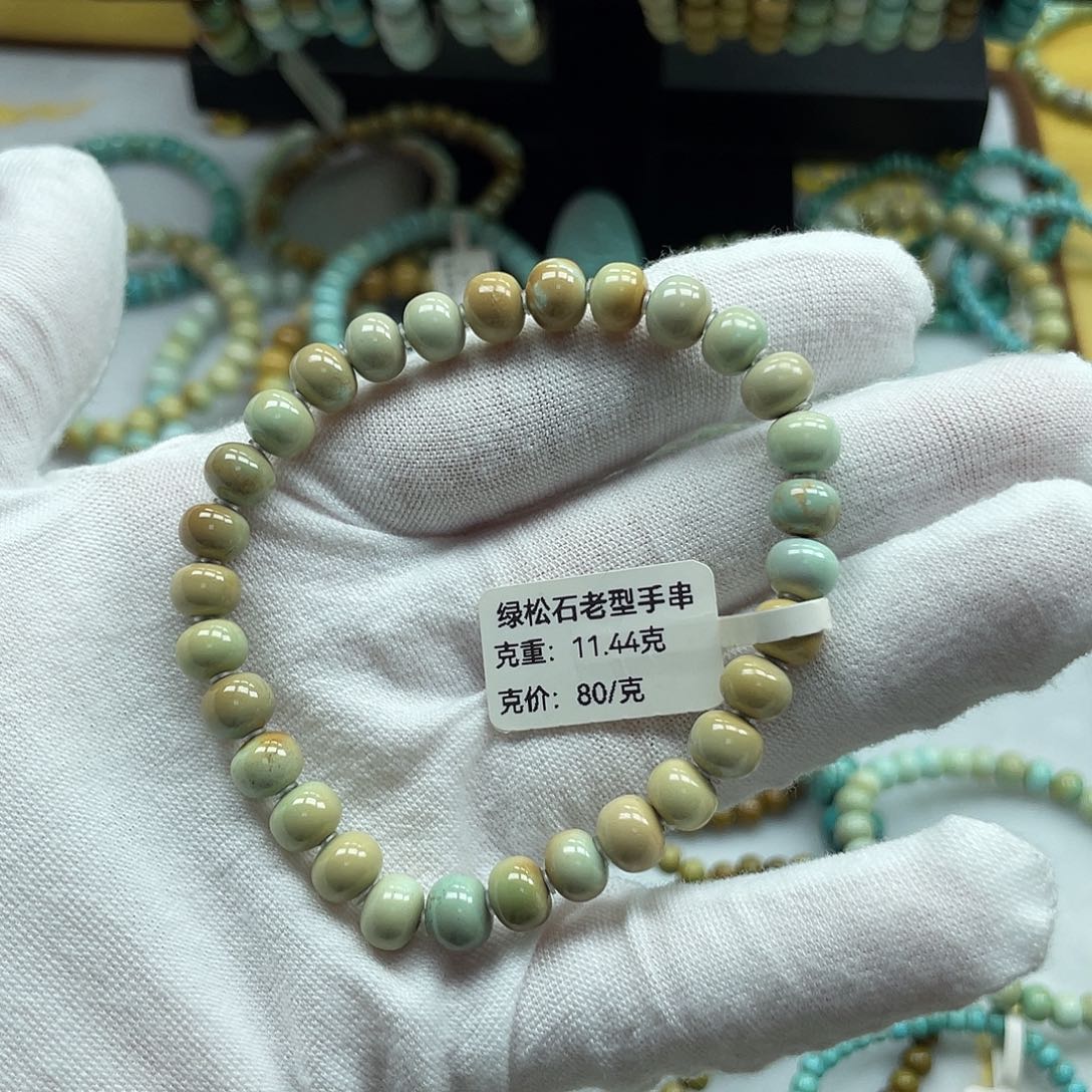 未镶嵌绿松石珠宝奇石