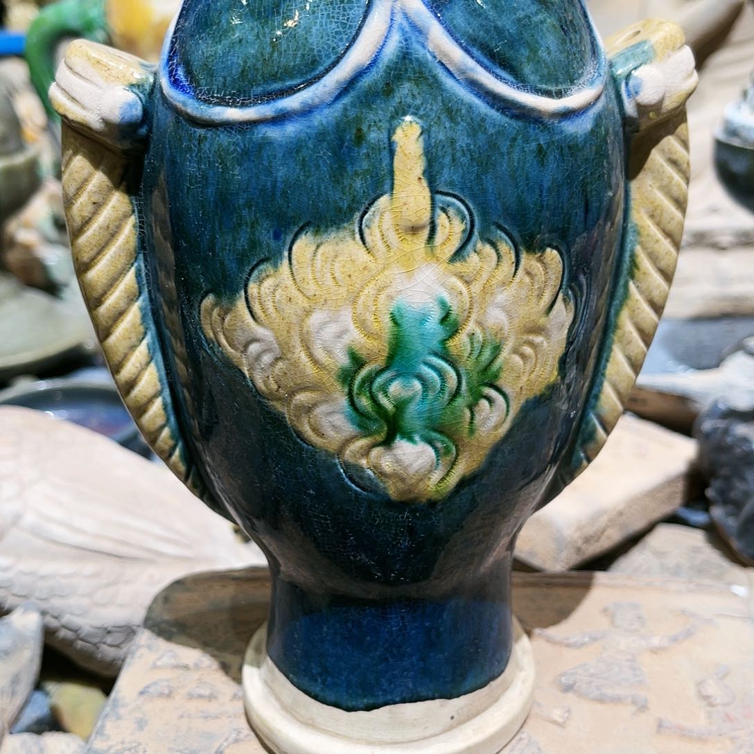 我**素瓦当摆件茶台的一