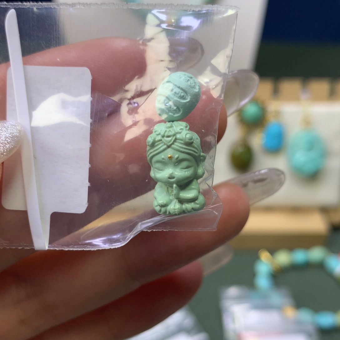 绿松石配饰定制未镶嵌