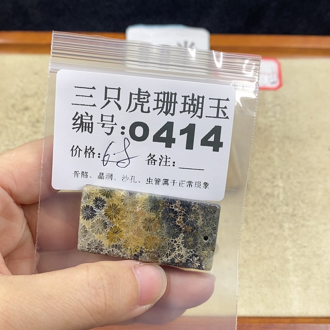 硅化珊瑚（珊瑚玉）1未镶嵌风*魂