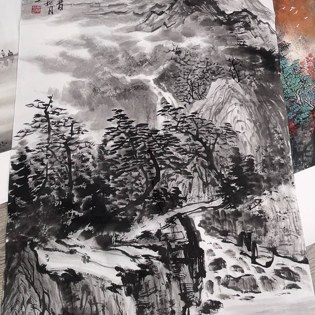 国画毛华兮老师作品欣赏